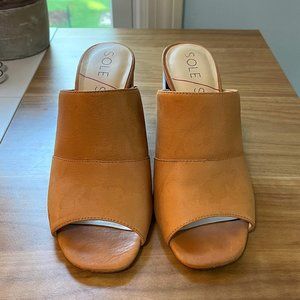 Sole Society Joannah Camel Leather Mule